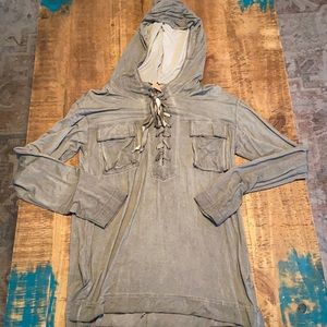 Pol distressed hoodie